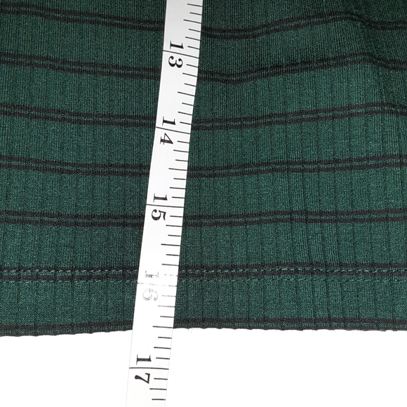 Forever 21 Long Sleeve Ribbed Striped Crop Top Large - Picture 6 of 7